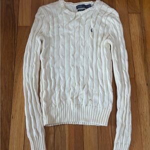 Polo by Ralph Lauren Ivory Cable Knit Sweater